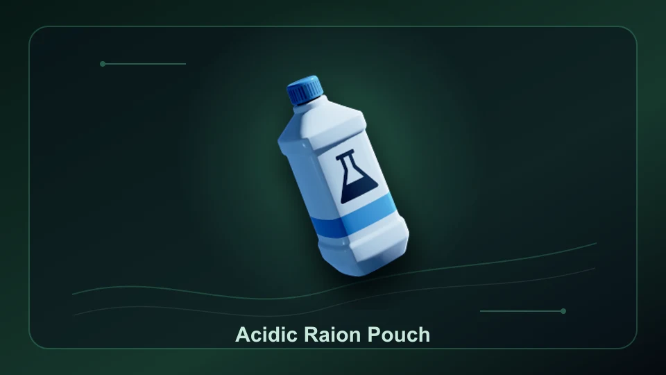 Subnautica 2 Acid Rain Pouch item render for battery-chain planning.