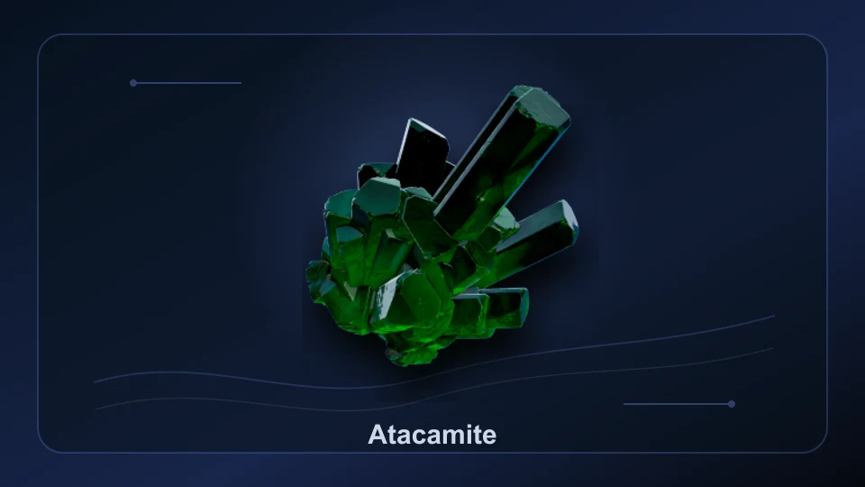 Subnautica 2 Atacamite item render for item lookup and route planning.