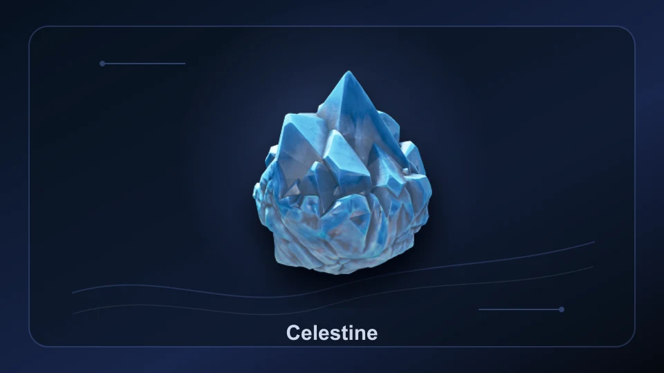 Subnautica 2 Celestine item render for item lookup and route planning.