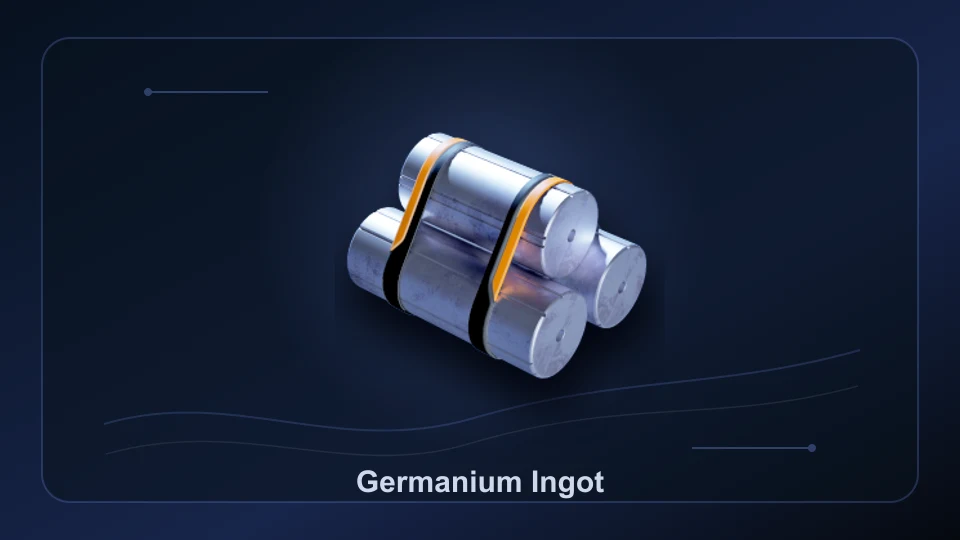 Subnautica 2 Germanium Ingot item render for item lookup and route planning.