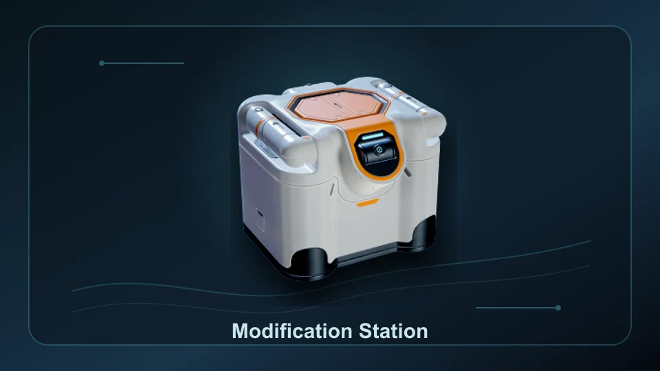 Subnautica 2 Modification Station item render for item lookup and route planning.
