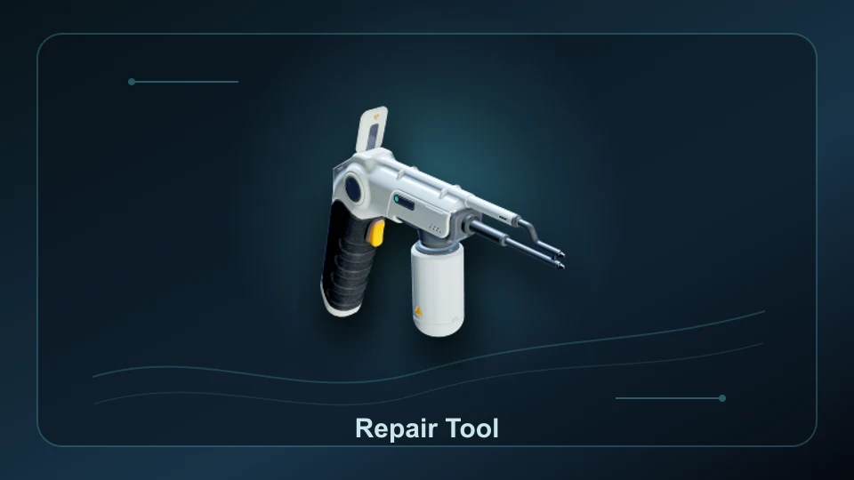 Subnautica 2 Repair Tool item render for item lookup and route planning.