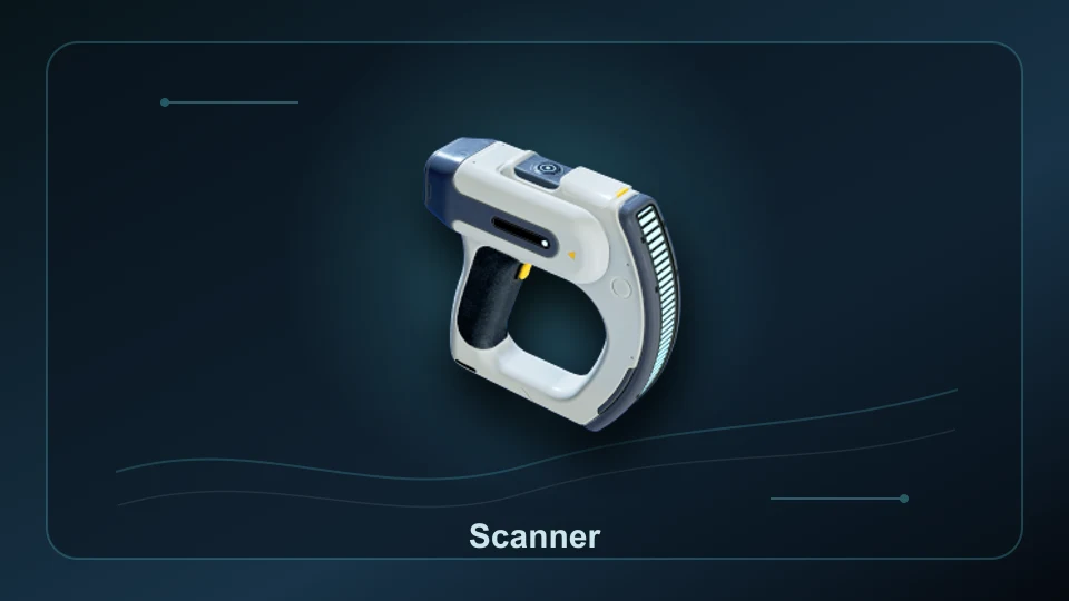 Subnautica 2 Scanner item render for item lookup and route planning.