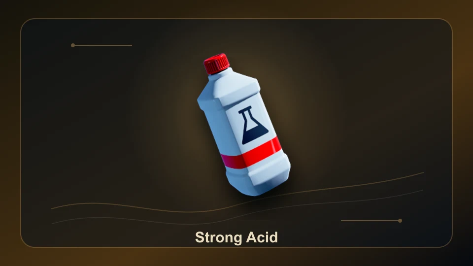 Subnautica 2 Strong Acid item render for item lookup and route planning.