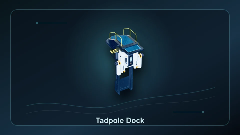 Subnautica 2 Tadpole Dock item render for item lookup and route planning.