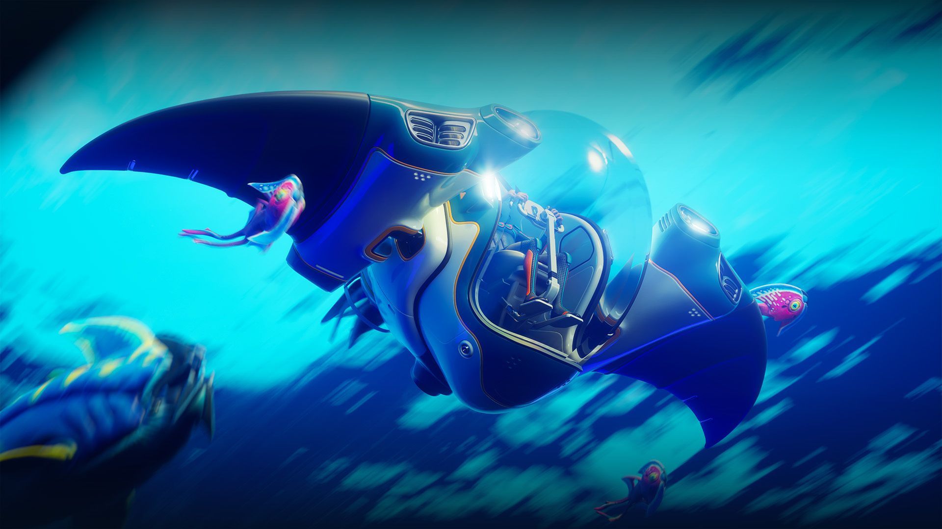 Official Unknown Worlds Subnautica 2 Tadpole image used for Hotfix 2 vehicle and creature behavior context.